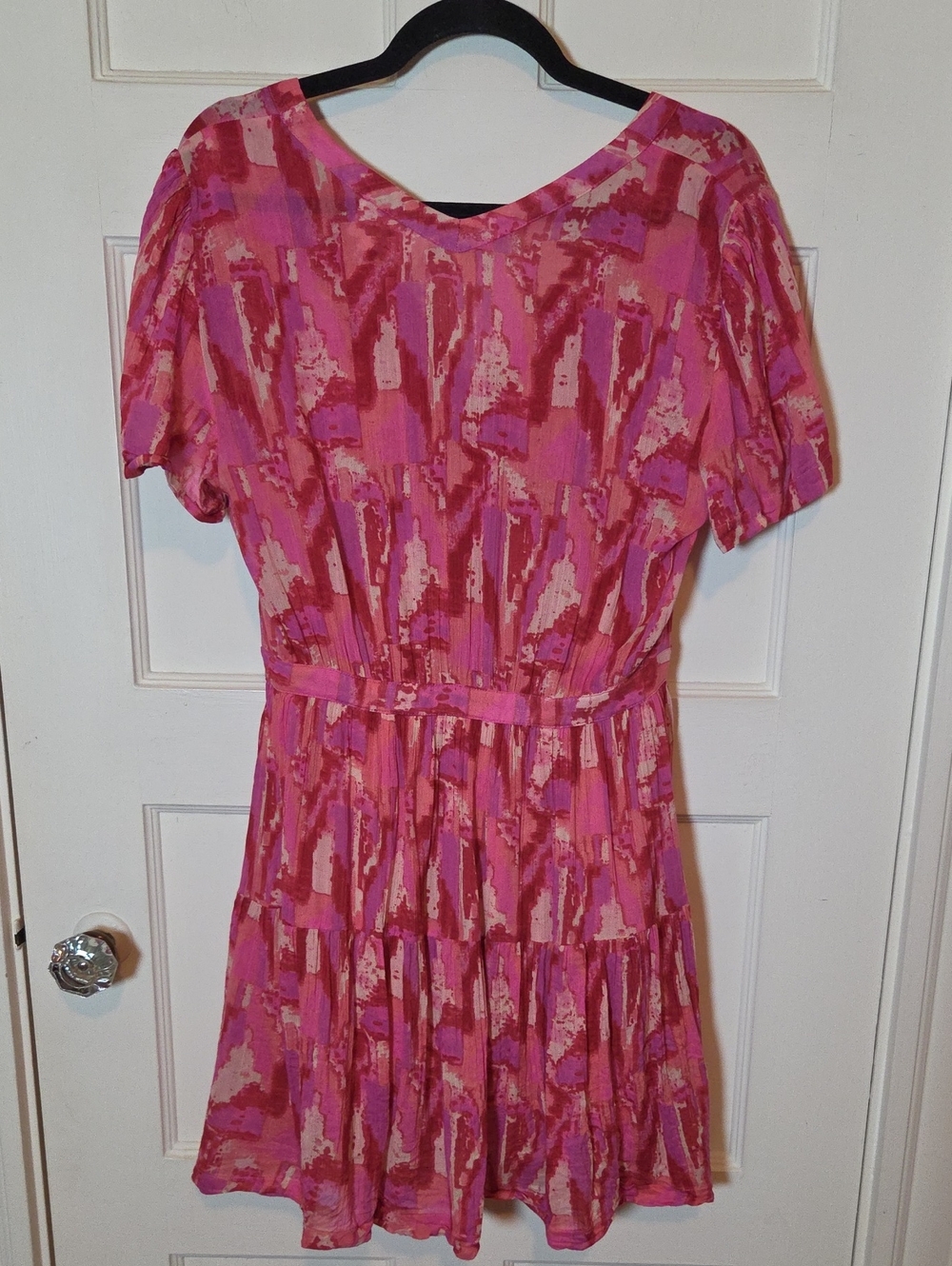 BA&SH Women's Talita Pink Printed Mini Dress Size Medium - Picture 14 of 16
